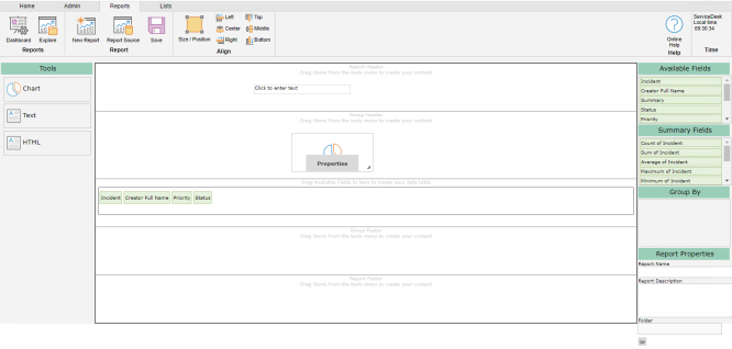 Report designer